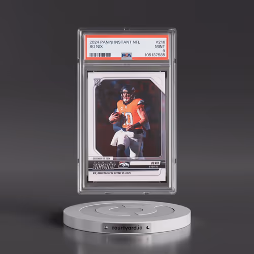 2024 Panini Instant NFL #216 Bo Nix (PSA 9 MINT)