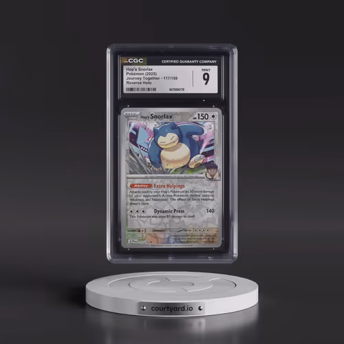 2025 Journey Together - JTG EN #117/159 Hop's Snorlax - Reverse Holo (CGC 9 MINT)