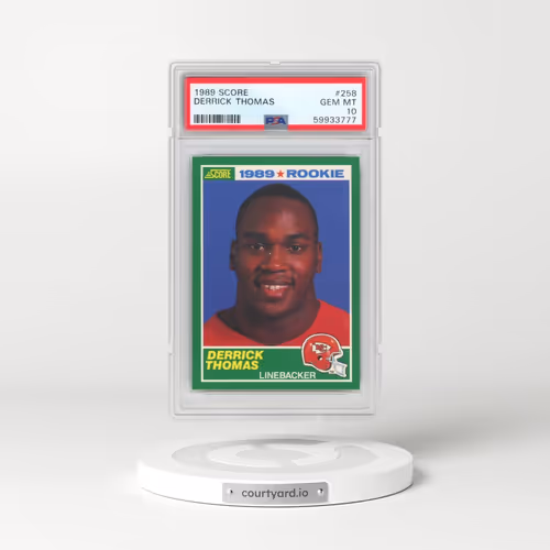 1989 Score #258 Derrick Thomas (PSA 10 GEM MINT)