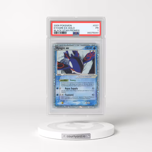 2006 Pokémon Black Star Promos #037 Kyogre EX - Holo Holo (PSA 1 PR)