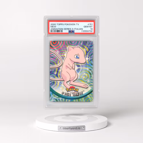 2000 Topps Pokémon TV Animation Series 3 #151 Mew (PSA 10 GEM MINT)