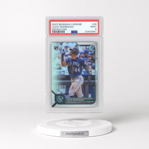 2022 Bowman Chrome #48 Julio Rodriguez - Refractor (PSA 9 MINT)