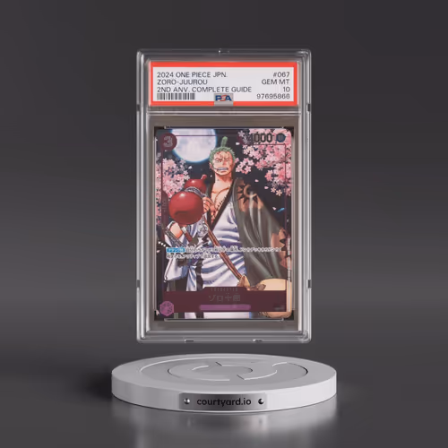 2024 One Piece Japanese Promos #067 Zoro-Juurou - One Piece Card Game 2nd Anniversary Complete Guide