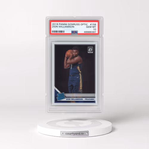 2019 Panini Donruss Optic #158 Zion Williamson (PSA 10 GEM MINT)