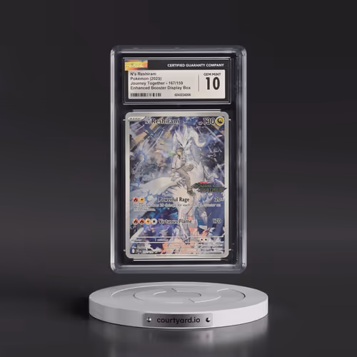 2025 Pokémon Jtg EN-Journey Together #167 N's Reshiram - Illustration Rare (CGC 10 GEM MINT)