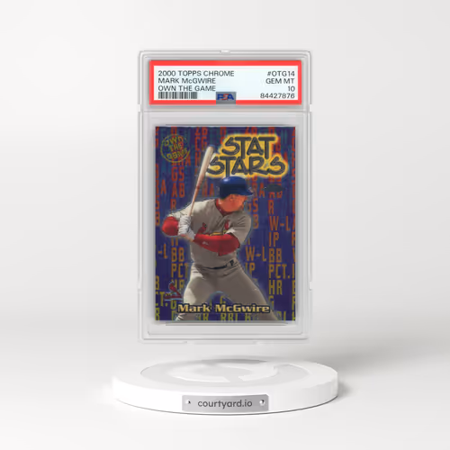 2000 Topps Chrome Own the Game #OTG14 Mark McGwire (PSA 10 GEM MINT)