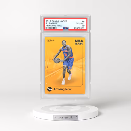 2019 Panini Hoops Arriving Now #4 RJ Barrett (PSA 10 GEM MINT)