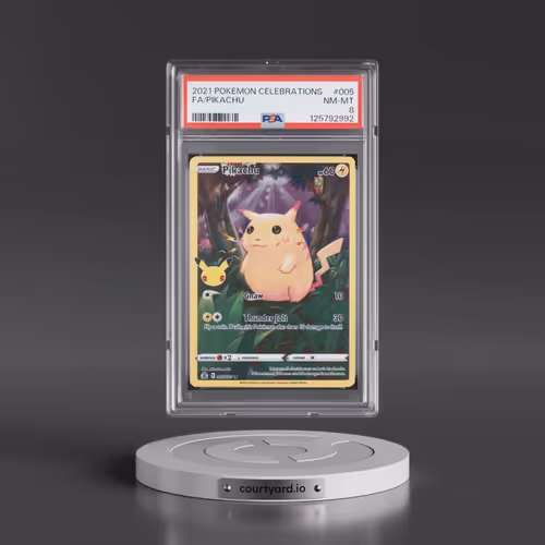 2021 Pokémon Celebrations #005 Pikachu - Full Art (PSA 8 NM-MT)