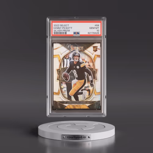 2022 Panini Select #64 Kenny Pickett - Silver Prizm (PSA 10 GEM MINT)