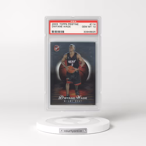 2003 Topps Pristine #114 Dwyane Wade (PSA 10 GEM MINT)