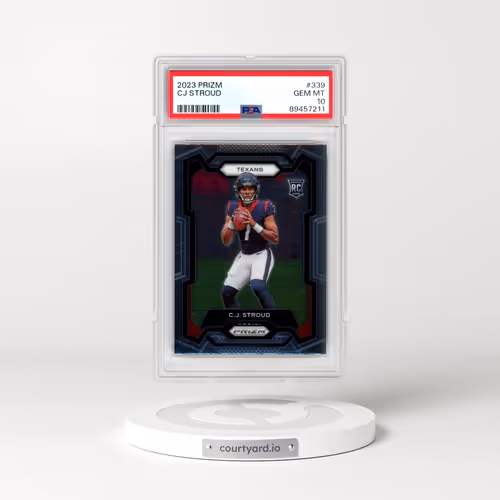 2023 Panini Prizm #339 CJ Stroud (PSA 10 GEM MINT)