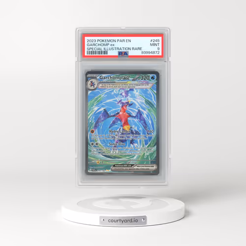 2023 Pokémon Par EN-Paradox Rift #245 Garchomp EX - Holo Special Illustration Rare (PSA 9 MINT)