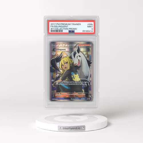 2017 Pokémon Premium Trainer XY Collection Promo #98b Delinquent - Full Art (PSA 9 MINT)