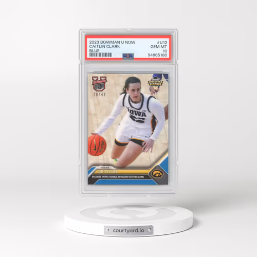 2023 Bowman U Now #UI2 Caitlin Clark - Blue (PSA 10 GEM MINT)