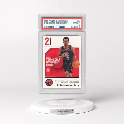 2018 Panini Chronicles #89 Shai Gilgeous-Alexander (PSA 10 GEM MINT)