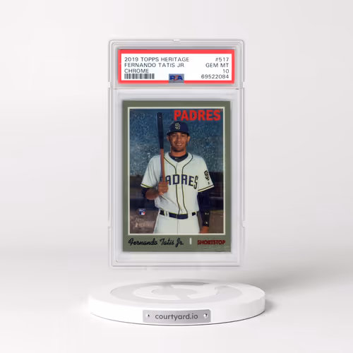 2019 Topps Heritage #517 Fernando Tatis Jr. - Chrome (PSA 10 GEM MINT)