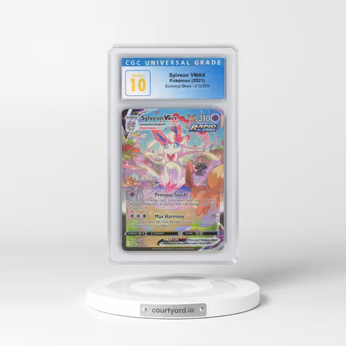 2021 Evolving Skies #212/203 Sylveon VMAX - Holo Secret (CGC 10 PRISTINE)