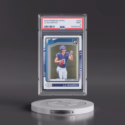 2024 Panini Donruss Optic #235 JJ McCarthy (PSA 9 MINT)