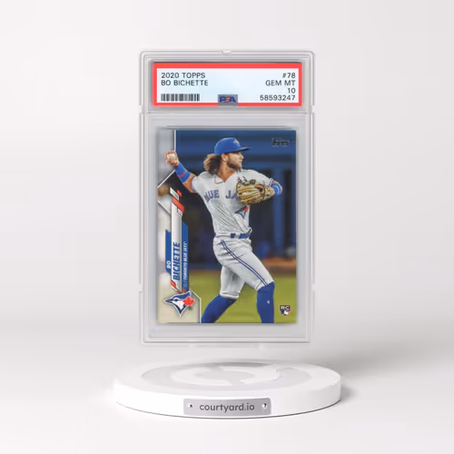 2020 Topps #78 Bo Bichette (PSA 10 GEM MINT)