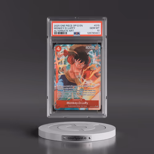 2025 One Piece OP12-Legacy of the Master #015 Monkey D. Luffy - Alternate Art (PSA 10 GEM MINT)