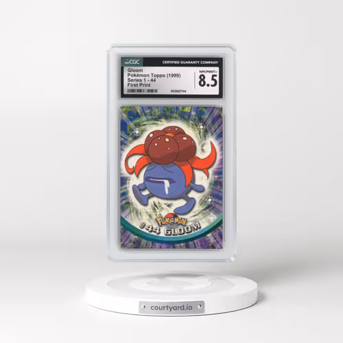 1999 Series 1 (Oval Nintendo Seal) #44 Gloom - First Print (Blue Topps Logo) (CGC 8.5 NM-MT+)