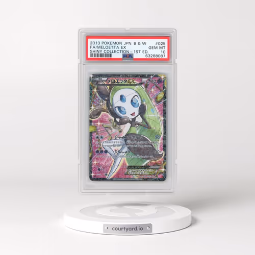 2013 Pokémon Black & White Shiny Collection #025 Meloetta EX - 1st Edition Holo Full Art (PSA 10 GEM