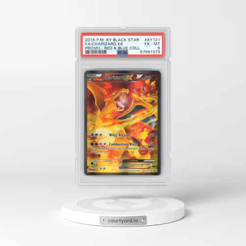 2013 Black Star Promos #XY121 Charizard EX - Holo Charizard EX Red & Blue Coll. (PSA 6 EX-MT)