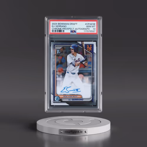 2024 Bowman Draft Chrome Prospect Autographs #CPAESE Eli Serrano (PSA 10 GEM MINT)