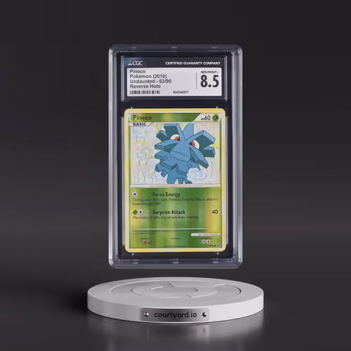 2010 Undaunted #63/90 Pineco - Reverse Holo (CGC 8.5 NM-MT+)