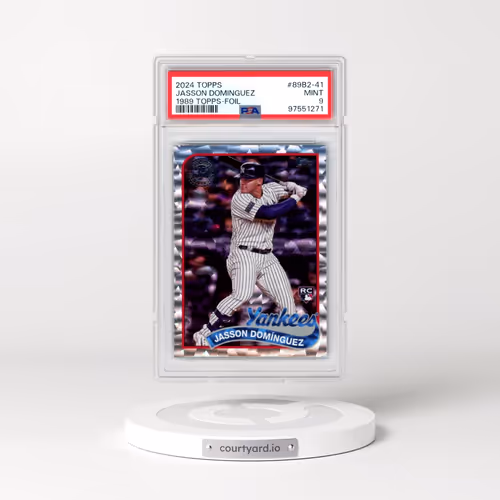 2024 Topps 1989 Topps Baseball #89B2-41 Jasson Dominguez - Series 2-Foil (PSA 9 MINT)