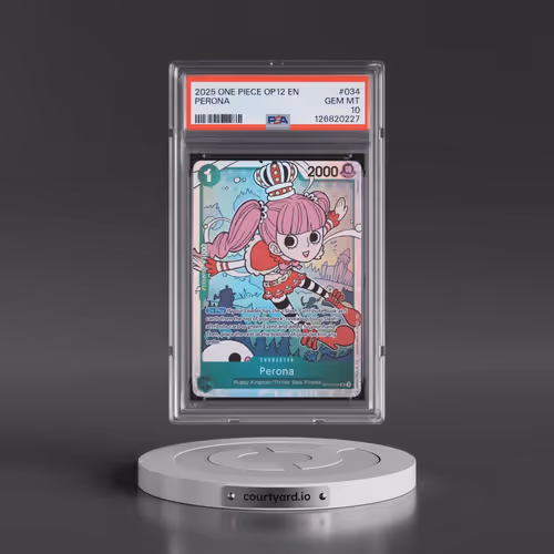2025 One Piece OP12-Legacy of the Master #034 Perona (PSA 10 GEM MINT)