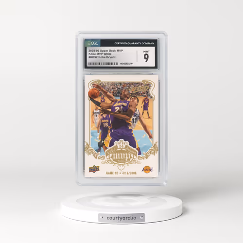 2008 Upper Deck MVP #KB92 Kobe Bryant (CGC 9 MINT)