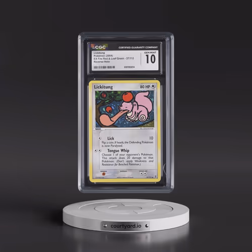 2004 EX Fire Red & Leaf Green #37/112 Lickitung - Reverse Holo (CGC 10 GEM MINT)