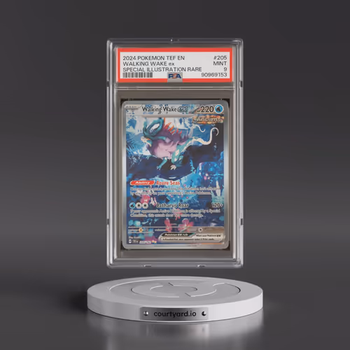 2024 Pokémon Tef EN-Temporal Forces #205 Walking Wake EX - Holo Special Illustration Rare (PSA 9 MIN
