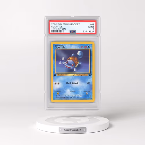2000 Pokémon Rocket #68 Squirtle - 1st Edition (PSA 9 MINT)