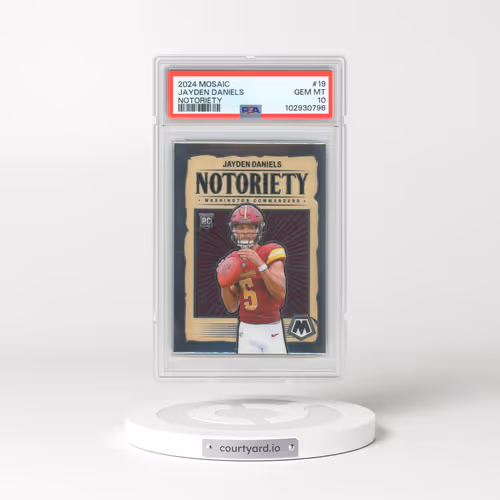 2024 Panini Mosaic Notoriety #19 Jayden Daniels (PSA 10 GEM MINT)