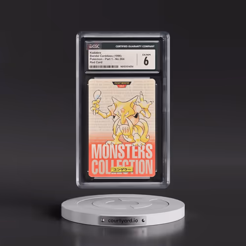 1996 (Monsters Collection) Part 1 #064 Kadabra - Red Card (CGC 6 EX-NM)