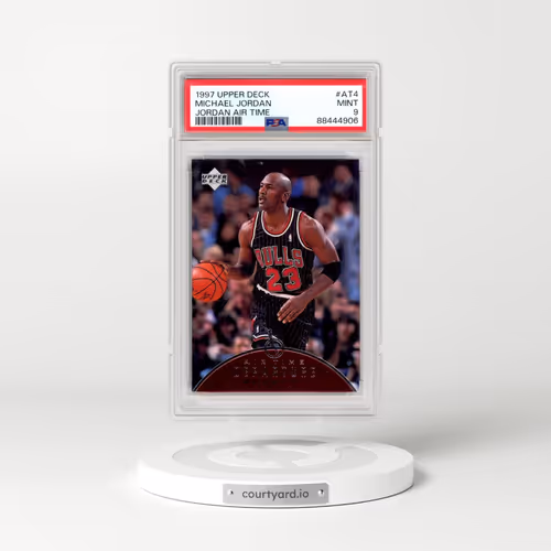 1997 Upper Deck Jordan Air Time #AT4 Michael Jordan (PSA 9 MINT)