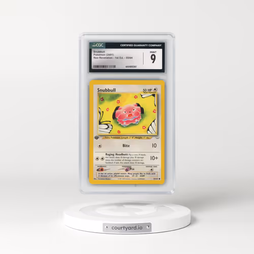 2001 Neo Revelation #55/64 Snubbull - 1st Edition (CGC 9 MINT)