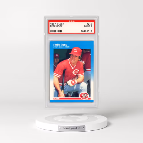 1987 Fleer #213 Pete Rose (PSA 9 MINT)