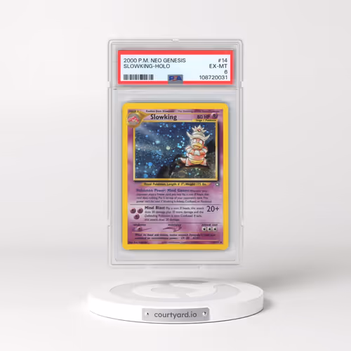2000 Pokémon Neo Genesis #14 Slowking - Holo (PSA 6 EX-MT)