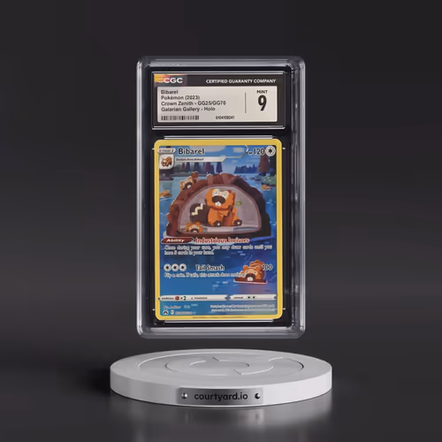 2023 Crown Zenith #GG25/GG70 Bibarel - Galarian Gallery Holo (CGC 9 MINT)