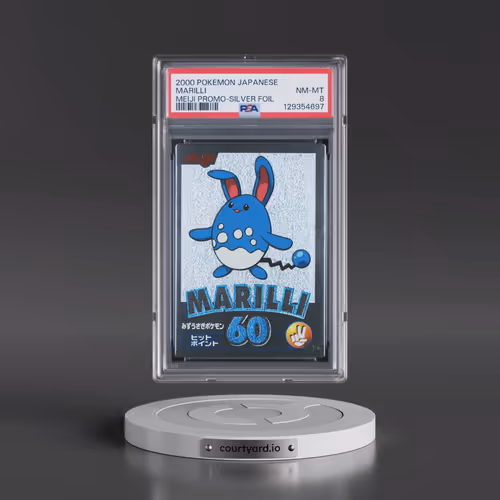 2000 Pokémon Meiji Promo Marilli - Silver Foil (PSA 8 NM-MT)