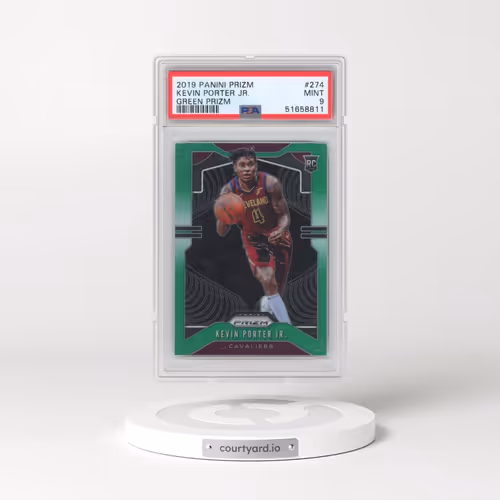 2019 Panini Prizm #274 Kevin Porter Jr. - Green Prizm (PSA 9 MINT)