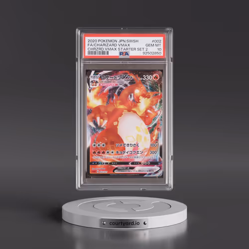 2020 Pokémon Sword & Shield Charizard Vmax Starter Set 2 #002 Charizard Vmax - Full Art (PSA 10 GEM