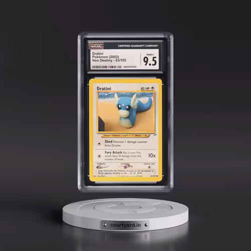 2002 Neo Destiny #63/105 Dratini (CGC 9.5 MINT+)