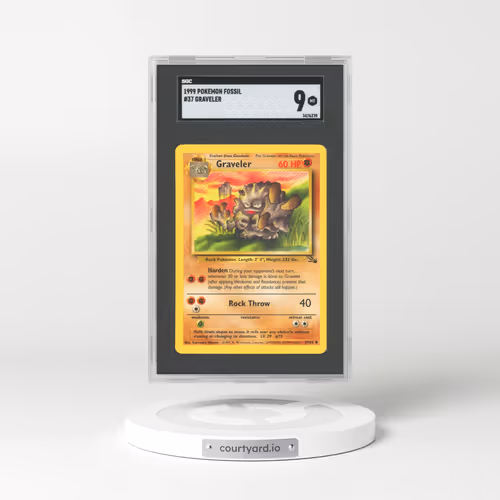 1999 Fossil #37 Graveler (SGC 9 MINT)