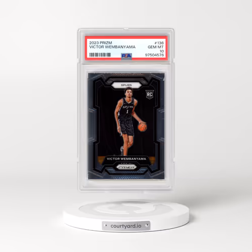 2023 Panini Prizm #136 Victor Wembanyama (PSA 10 GEM MINT)