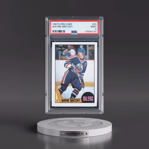 1987 O-Pee-Chee #53 Wayne Gretzky (PSA 9 MINT)
