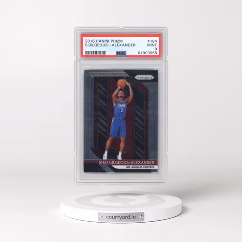 2018 Panini Prizm #184 Shai Gilgeous-Alexander (PSA 9 MINT)